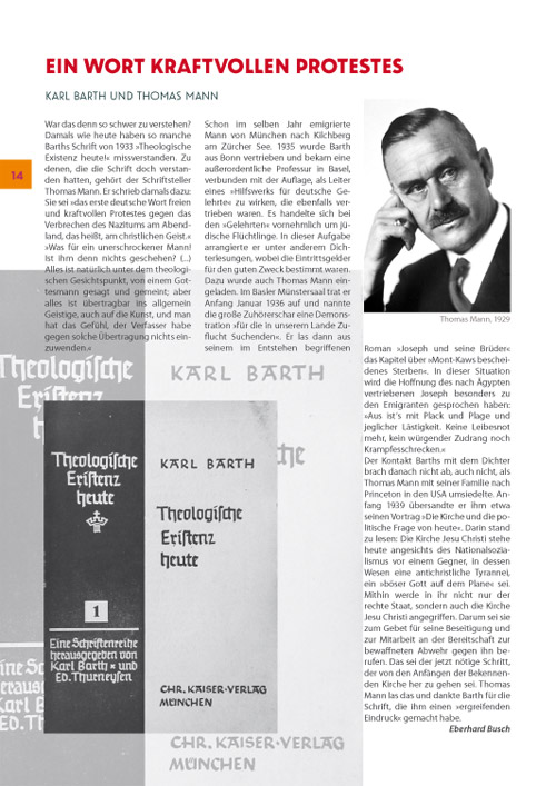 Karl Barth 2019. Magazin 14