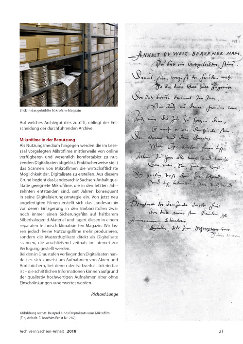 Archive in Sachsen-Anhalt