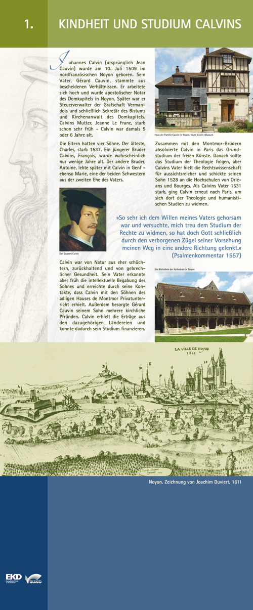 Wanderausstellung Johannes Calvin
