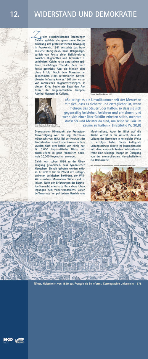 Wanderausstellung Johannes Calvin