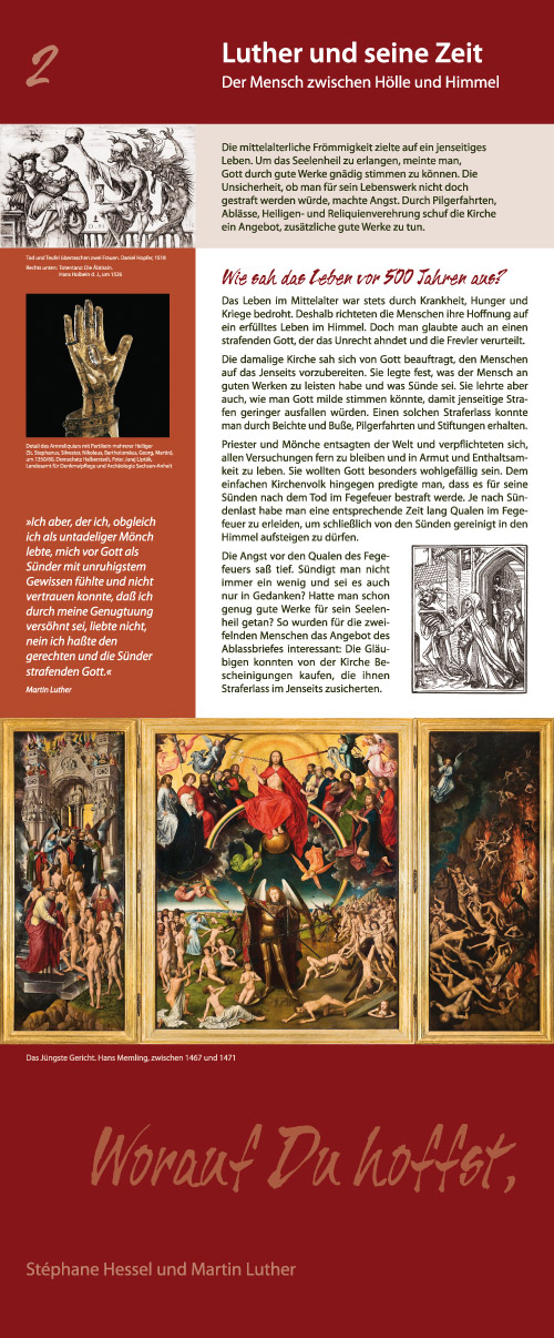 Worauf Du hoffst, daf&uuml;r steh ein!