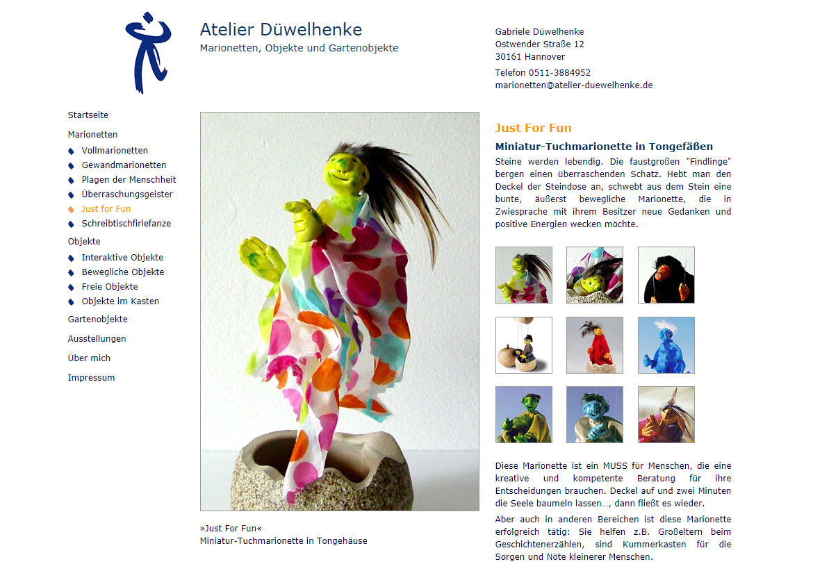 Marionetten-Atelier D&uuml;welhenke, Hannover