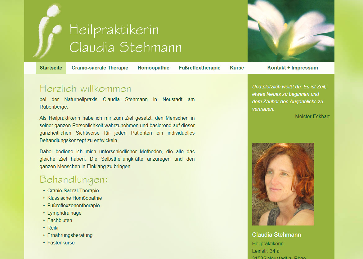 Heilpraktikerin Stehmann, Neustadt a. Rgbe.